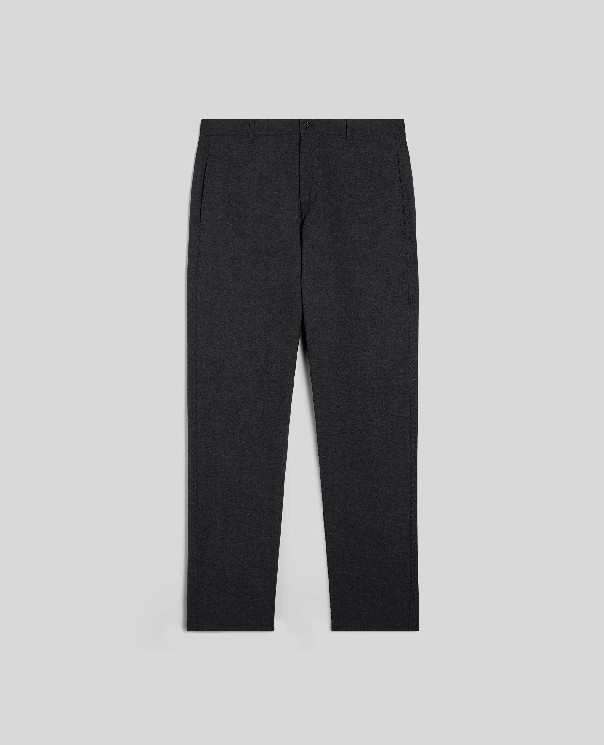 PANTALONE CHINO IN FLANELLA-ANTRACITE-CHARCOAL-ANTRACITA-ANTHRAZIT-ANTHRACITE