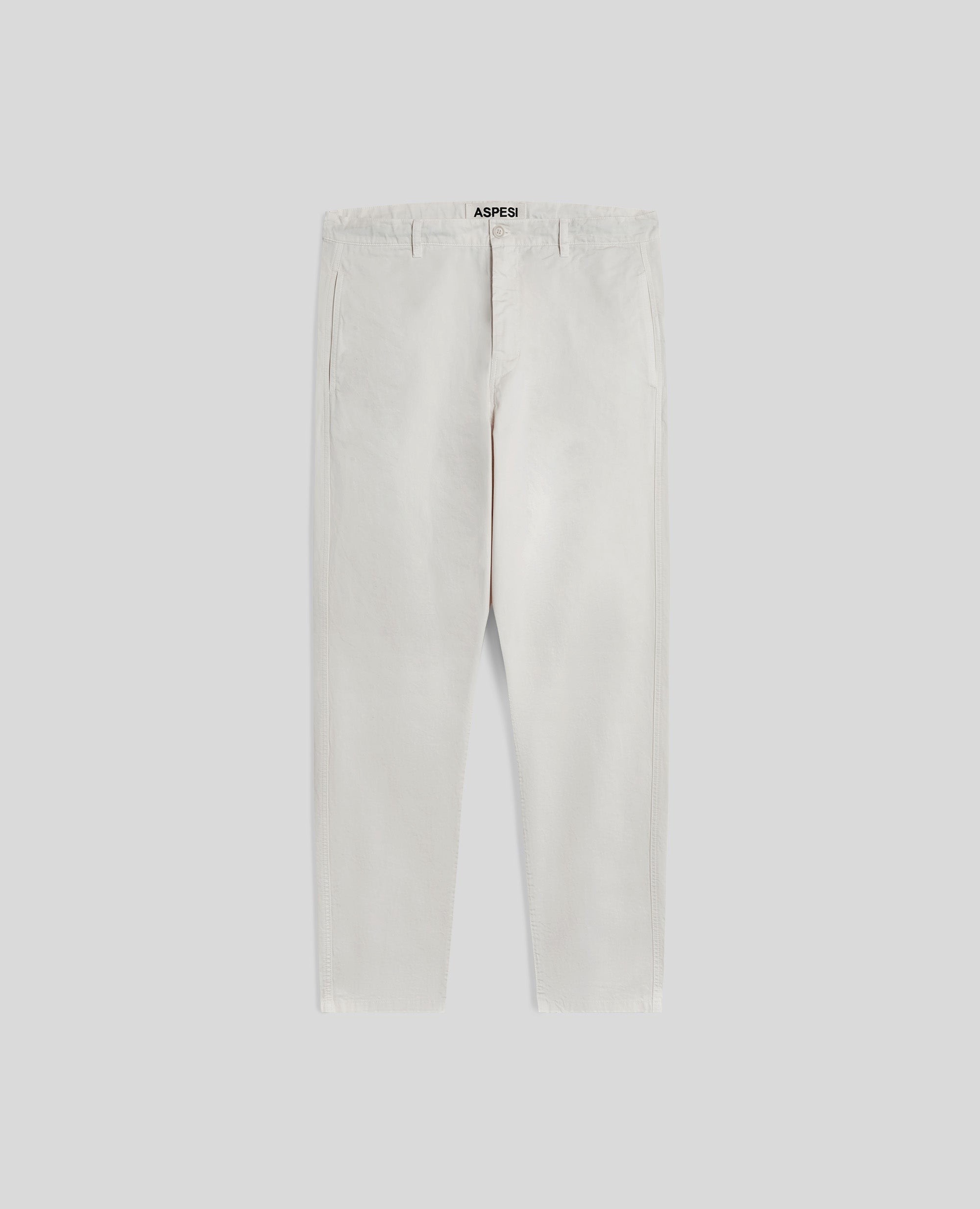 PANTALONE CHINO IN GABARDINA-NATURALE-NATURAL-NATURAL-NATURLICH-NATUREL