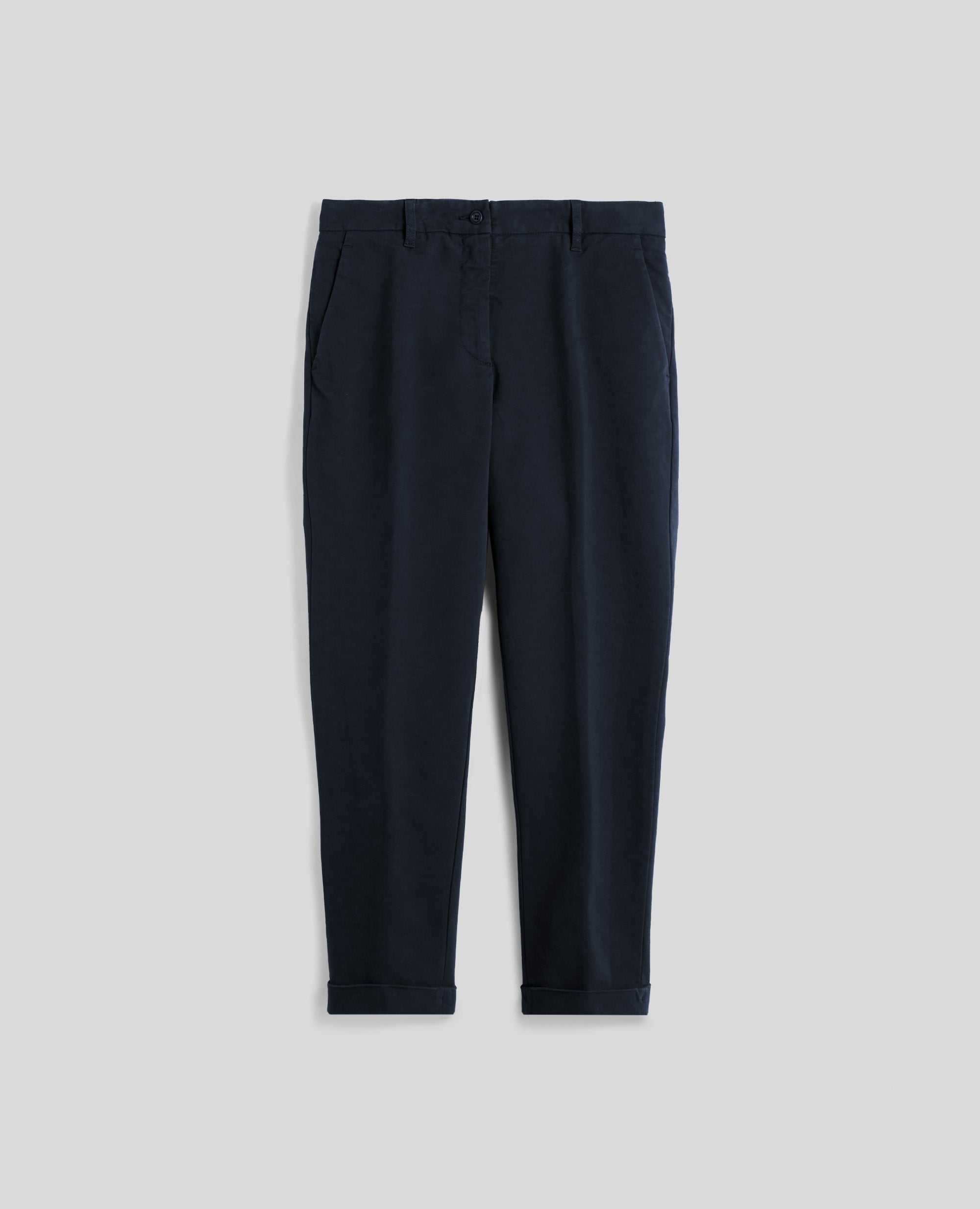 PANTALONE IN FUSTAGNO STRETCH-NAVY-NAVY-AZUL MARINO-NAVY-NAVY