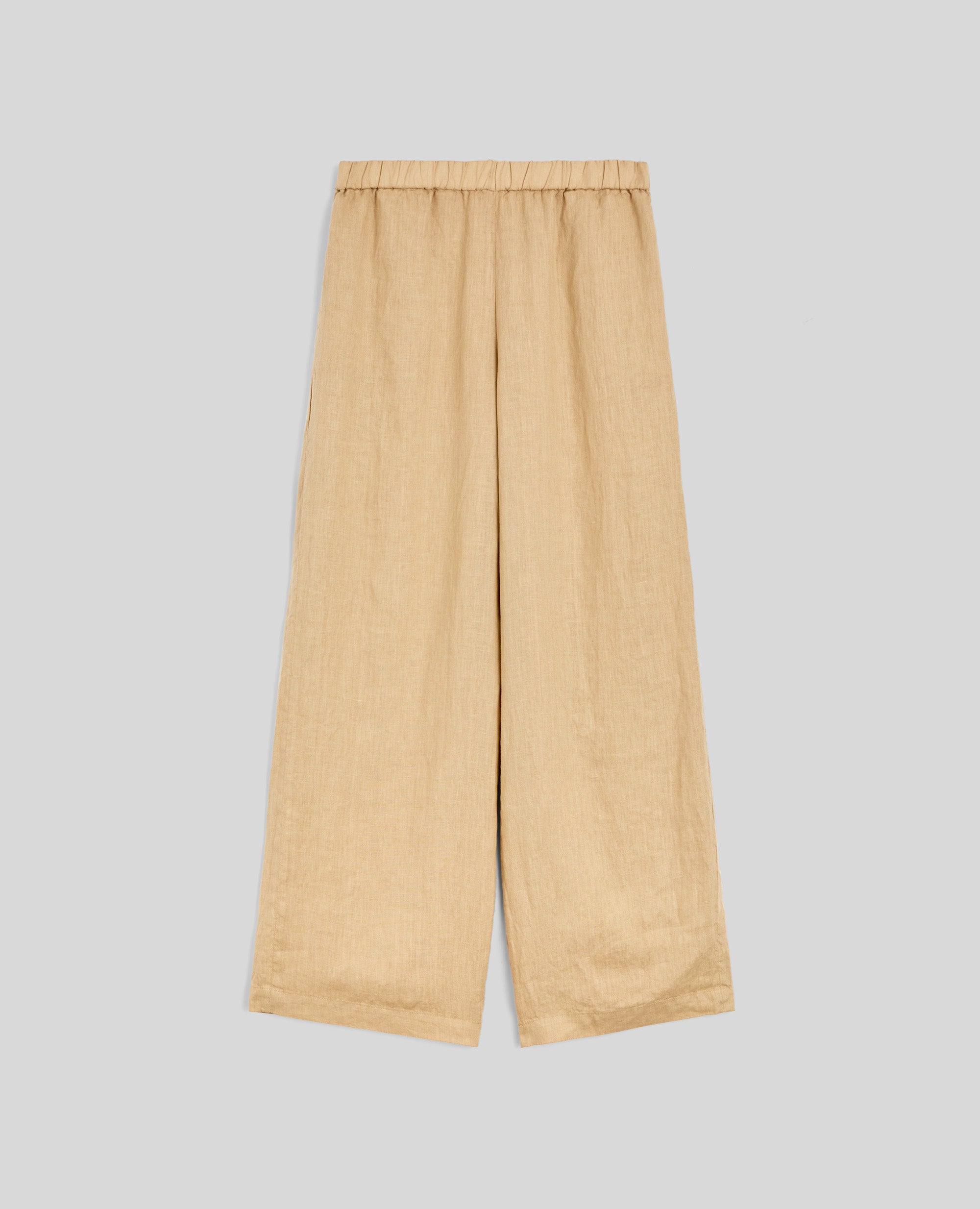 PANTALONE IN LINO-SABBIA-SAND-ARENA-SAND-SABLE