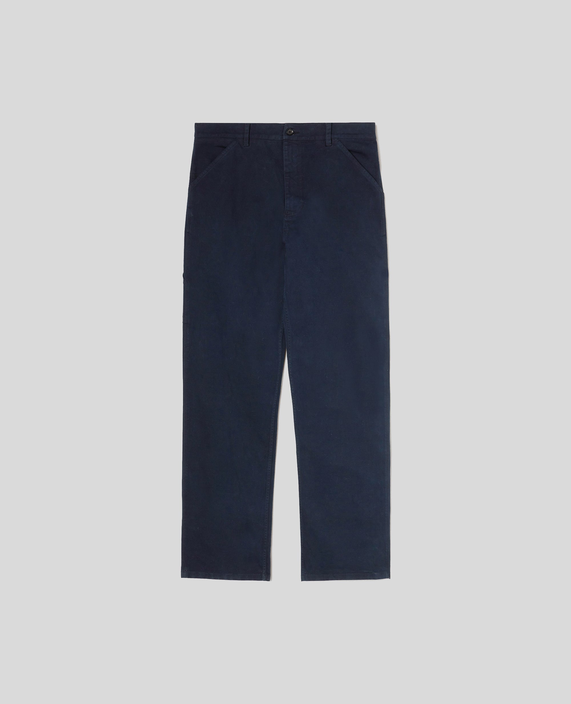 Pantalone Invader in cotone stretch-NAVY-NAVY-AZUL MARINO-NAVY-NAVY