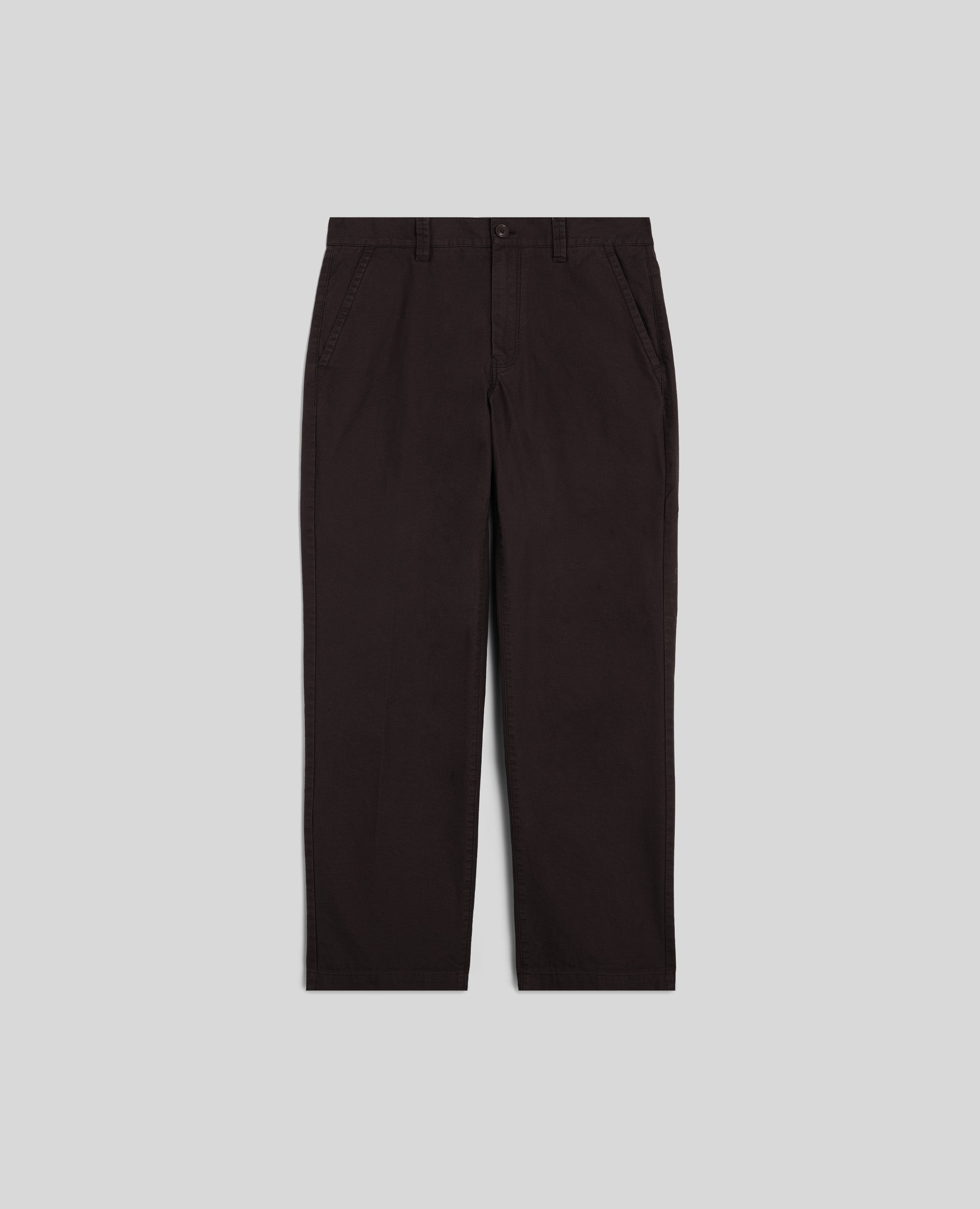 PANTALONE LAB IN TELA RUSTICA DI COTONE E LINO-MARRONE-BROWN-MARR¢N-BRAUN-MARRON