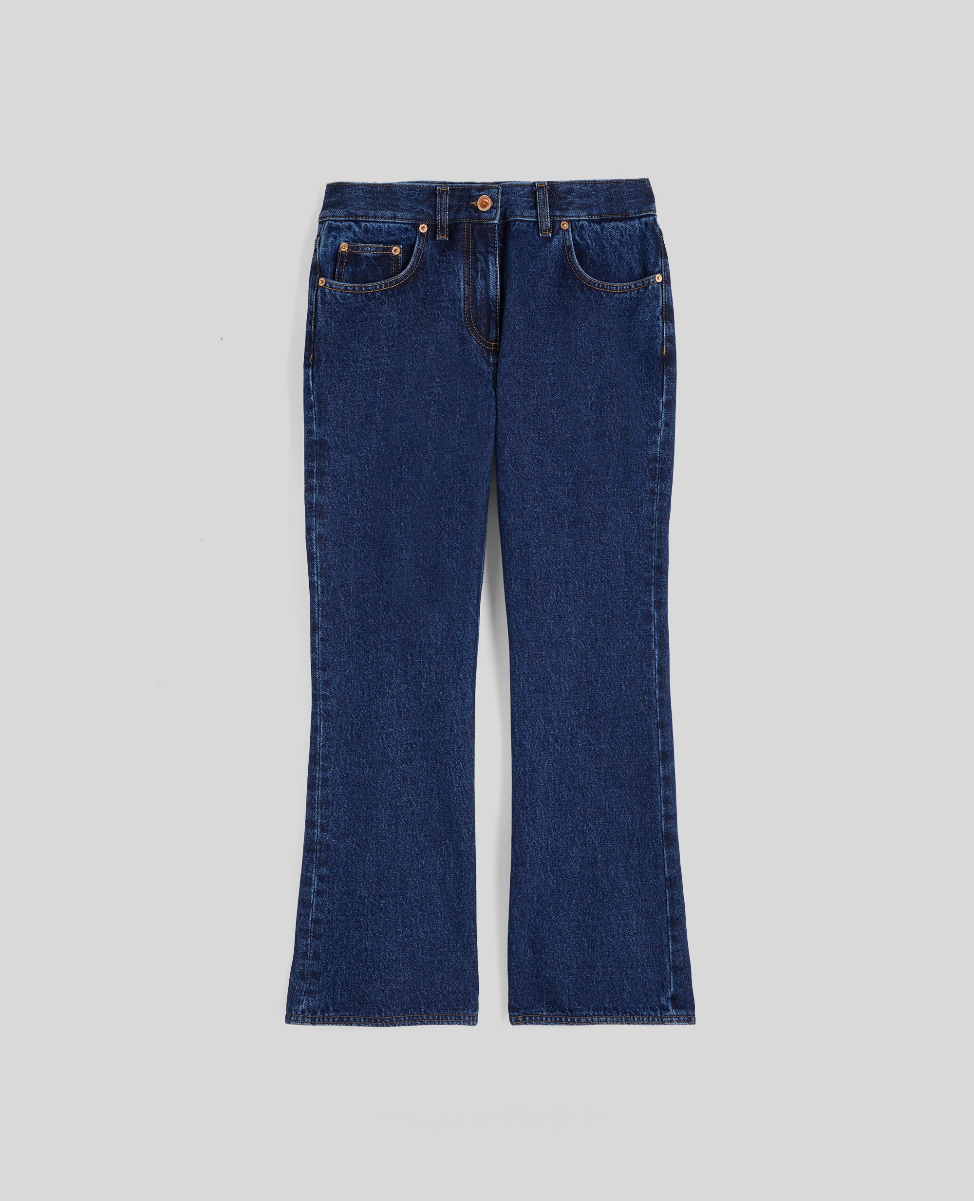 PANTALONE SCAMPANATO IN DENIM-DENIM-DENIM-DENIM-DENIM-DENIM