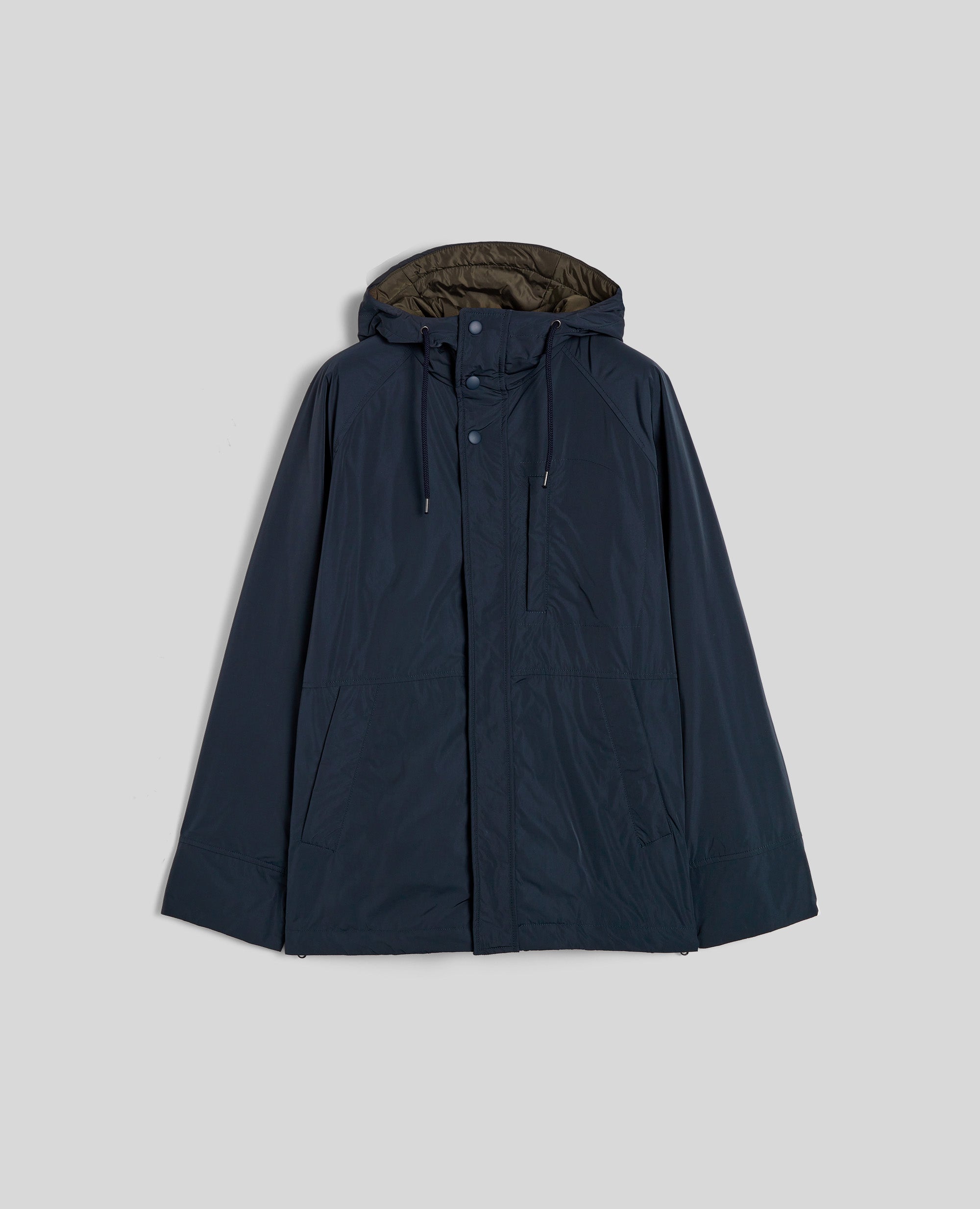 PARKA CORTO KAI IN TAFFETA TECNICO-NAVY-NAVY-AZUL MARINO-NAVY-NAVY