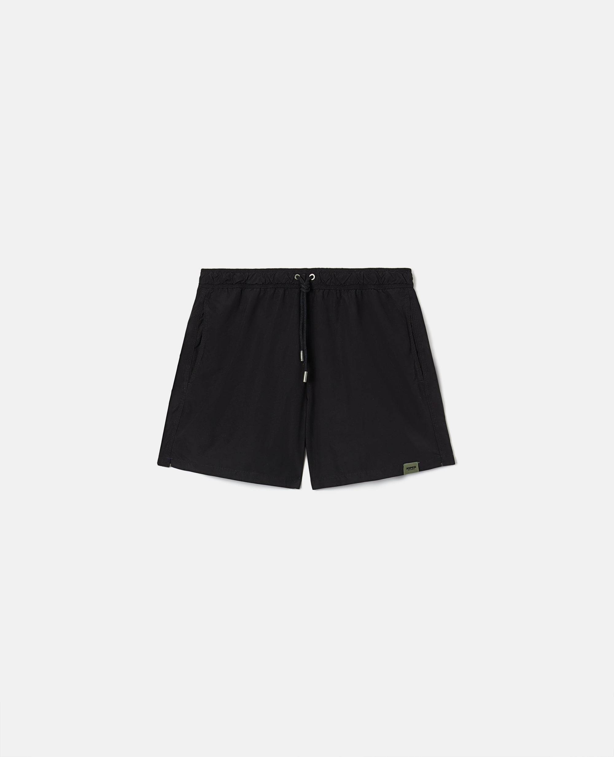 Shorts mare uomo tinta unita-NERO-BLACK-NEGRO-SCHWARZ-NOIR