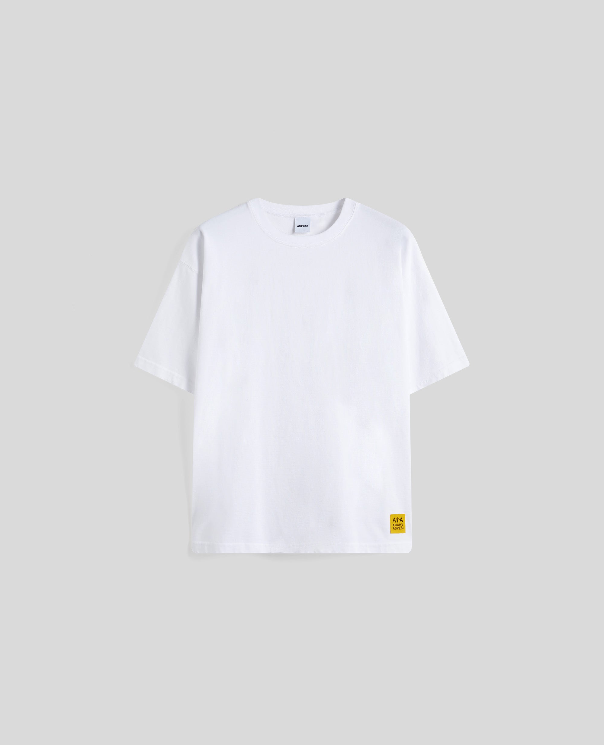 T-SHIRT ICON TEE GIROCOLLO-BIANCO-WHITE-BLANCO-WEISS-BLANC