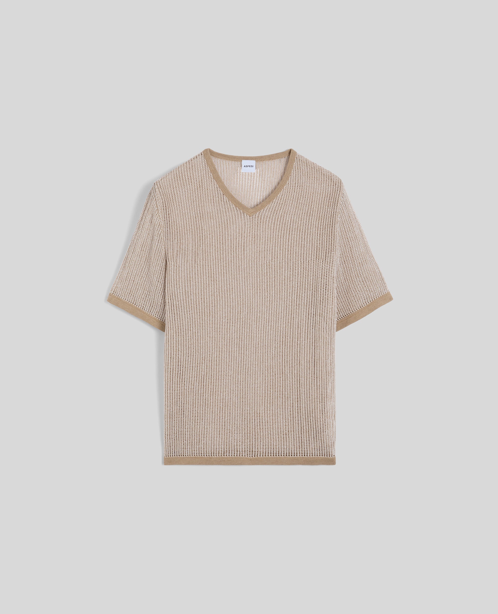 T-SHIRT IN COTONE-BEIGE/BIANCO-BEIGE/WHITE-BEIGE/BIANCO-BEIGE/BIANCO-BEIGE/BIANCO