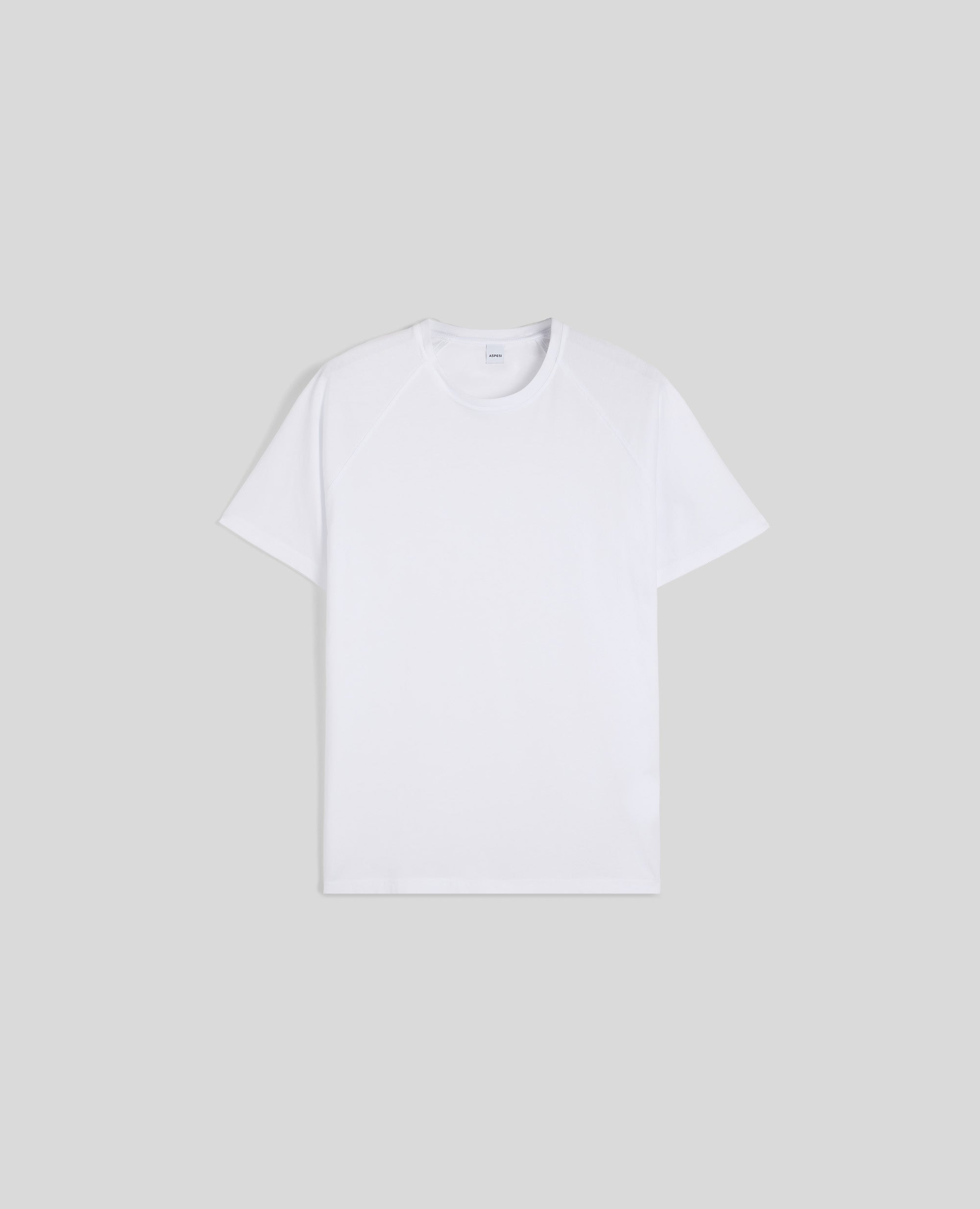 T-SHIRT IN JERSEY DI COTONE CON MANICHE RAGLAN-BIANCO-WHITE-BLANCO-WEISS-BLANC