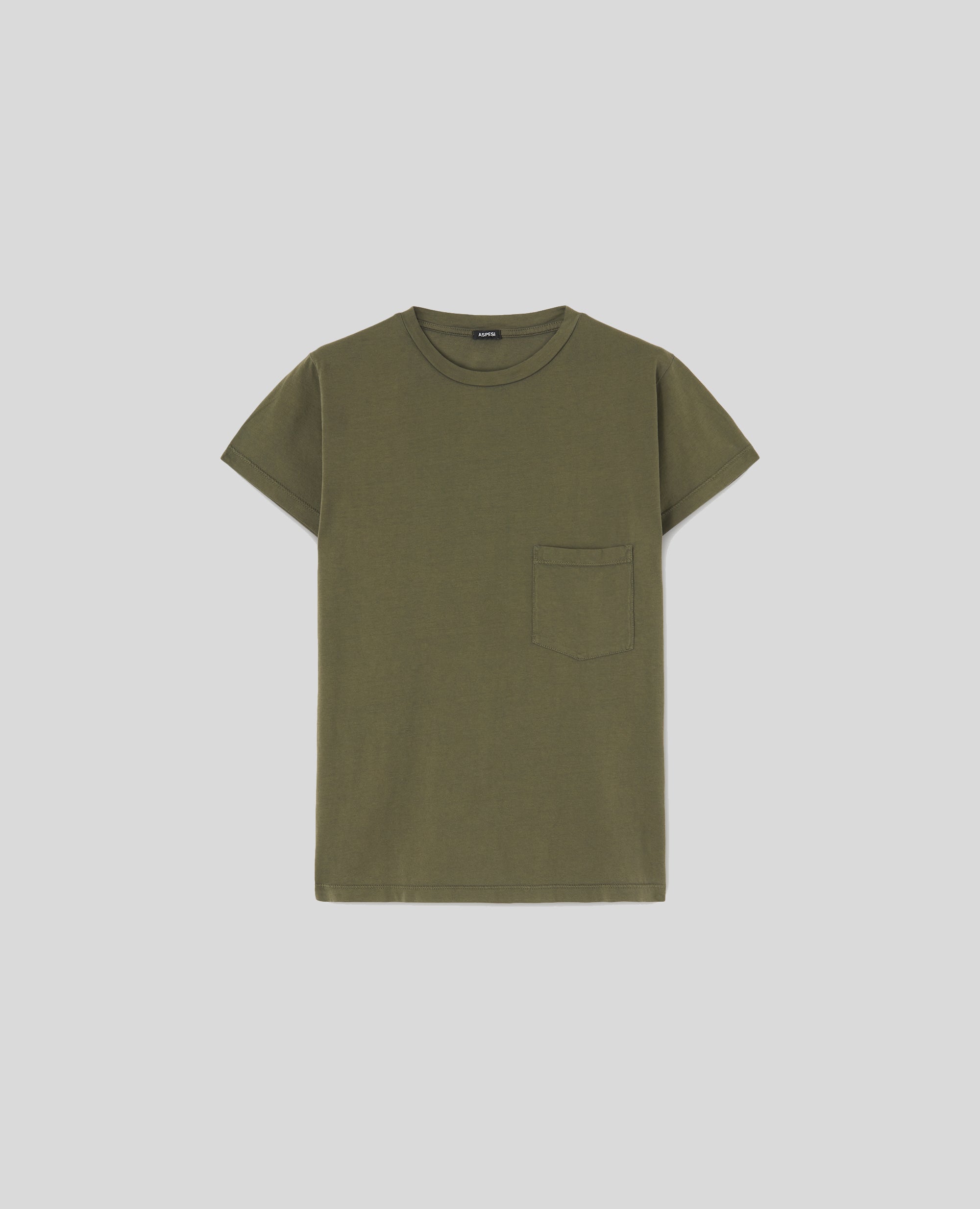 T-shirt in Jersey-MILITARE-MILITARY-MILITAR-MILITAR-MILITAIRE